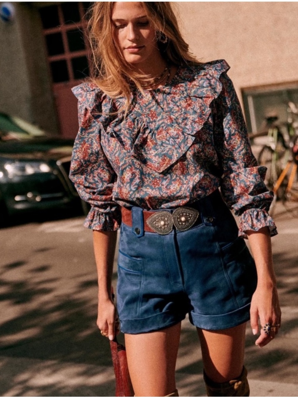 Sézane • West Shirt Paisley Floral Print